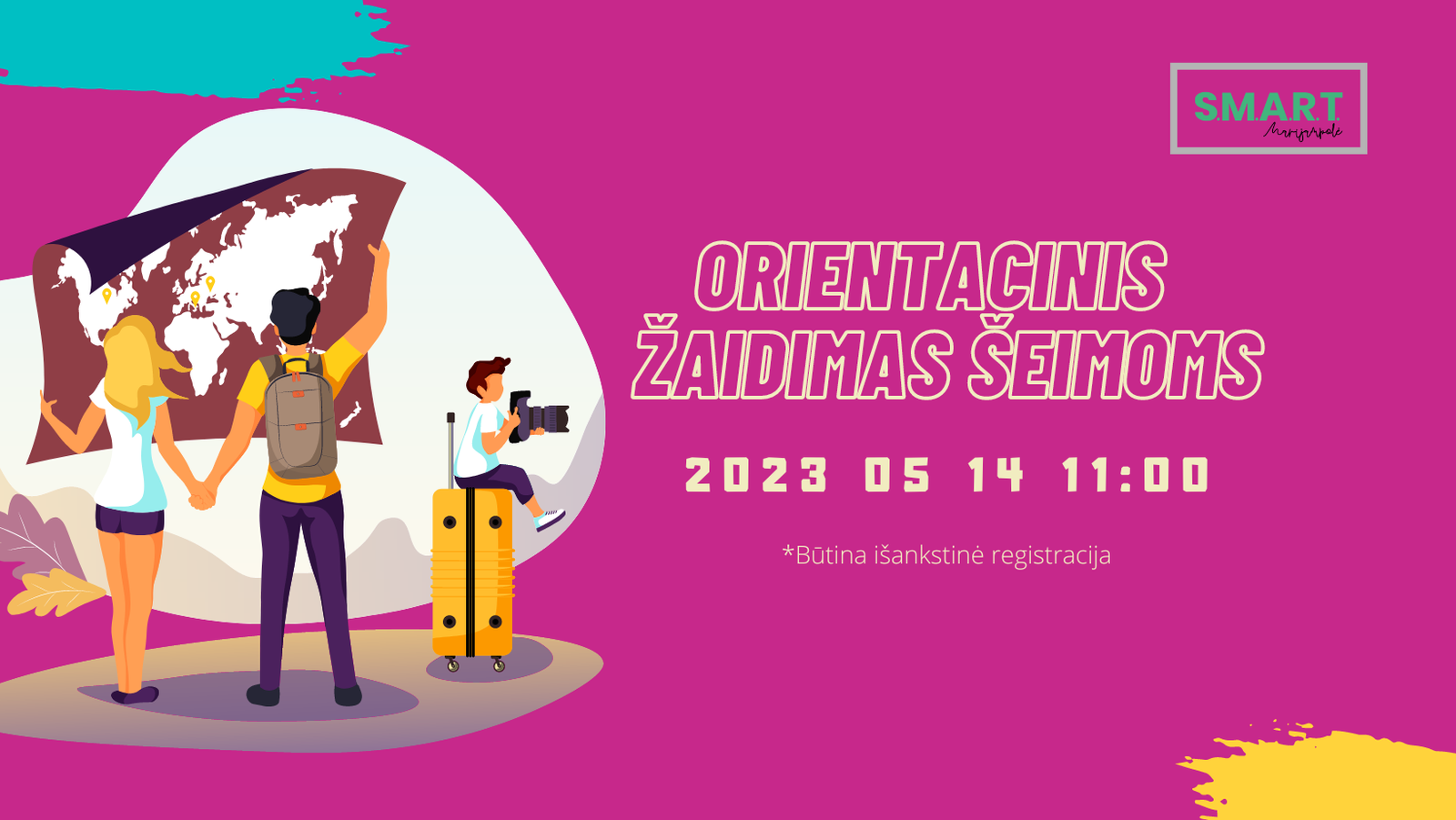 You are currently viewing Minint Tarptautinę šeimos dieną Marijampolėje organizuojamas orientacinis žaidimas šeimoms