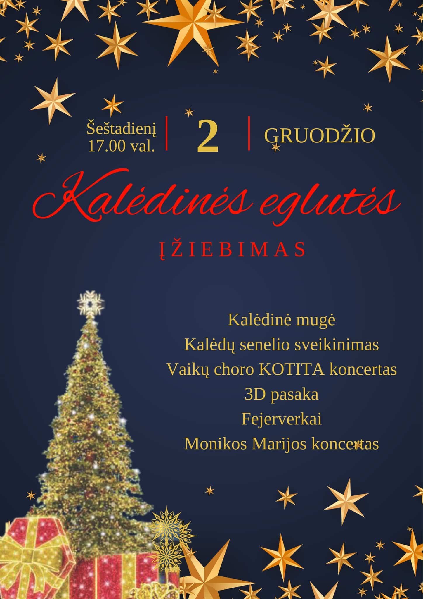 You are currently viewing Marijampolės kalėdinės eglės įžiebimo šventė