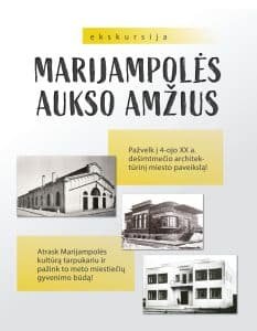 Read more about the article Savaitgalį vyks nemokama ekskursija „Marijampolės aukso amžius“