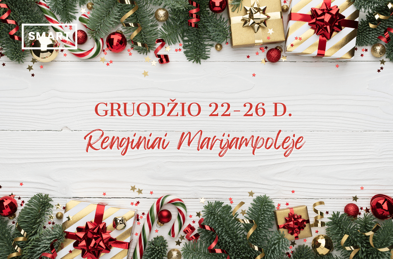 Read more about the article Pasitikime šv. Kalėdas Marijampolėje! Renginių programa | 12.22-12.26