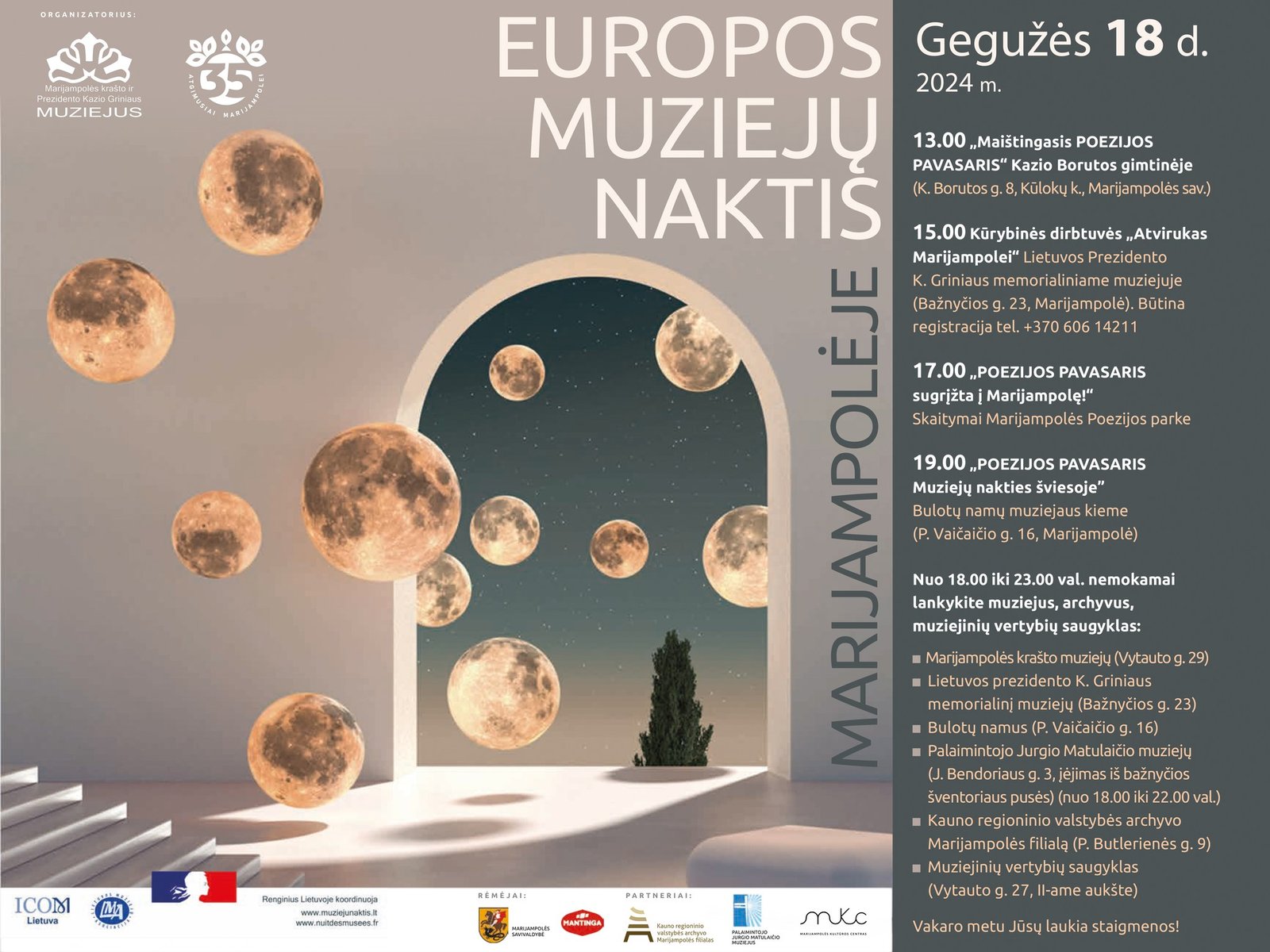 You are currently viewing Europos muziejų naktis Marijampolėje jau šį šeštadienį!