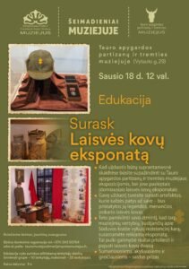 Read more about the article Leiskitės į laisvės kovų eksponato paieškas