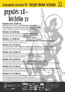 Read more about the article Tarptautinis festivalis Šv. Jurgio meno sezonas XI Marijampolėje