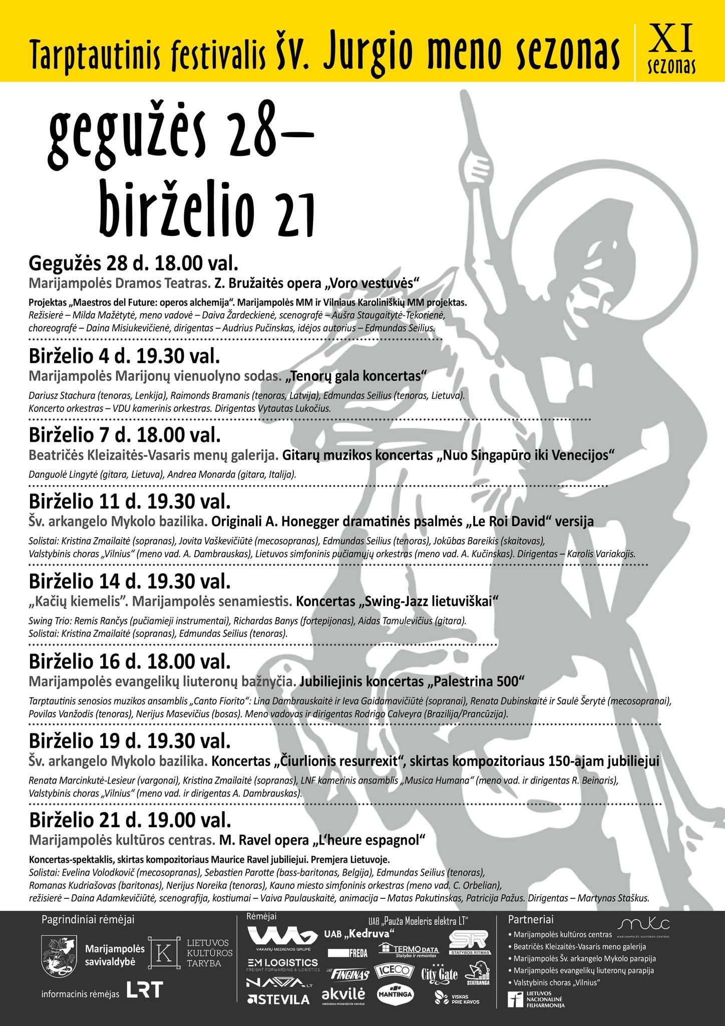 Read more about the article Tarptautinis festivalis Šv. Jurgio meno sezonas XI Marijampolėje