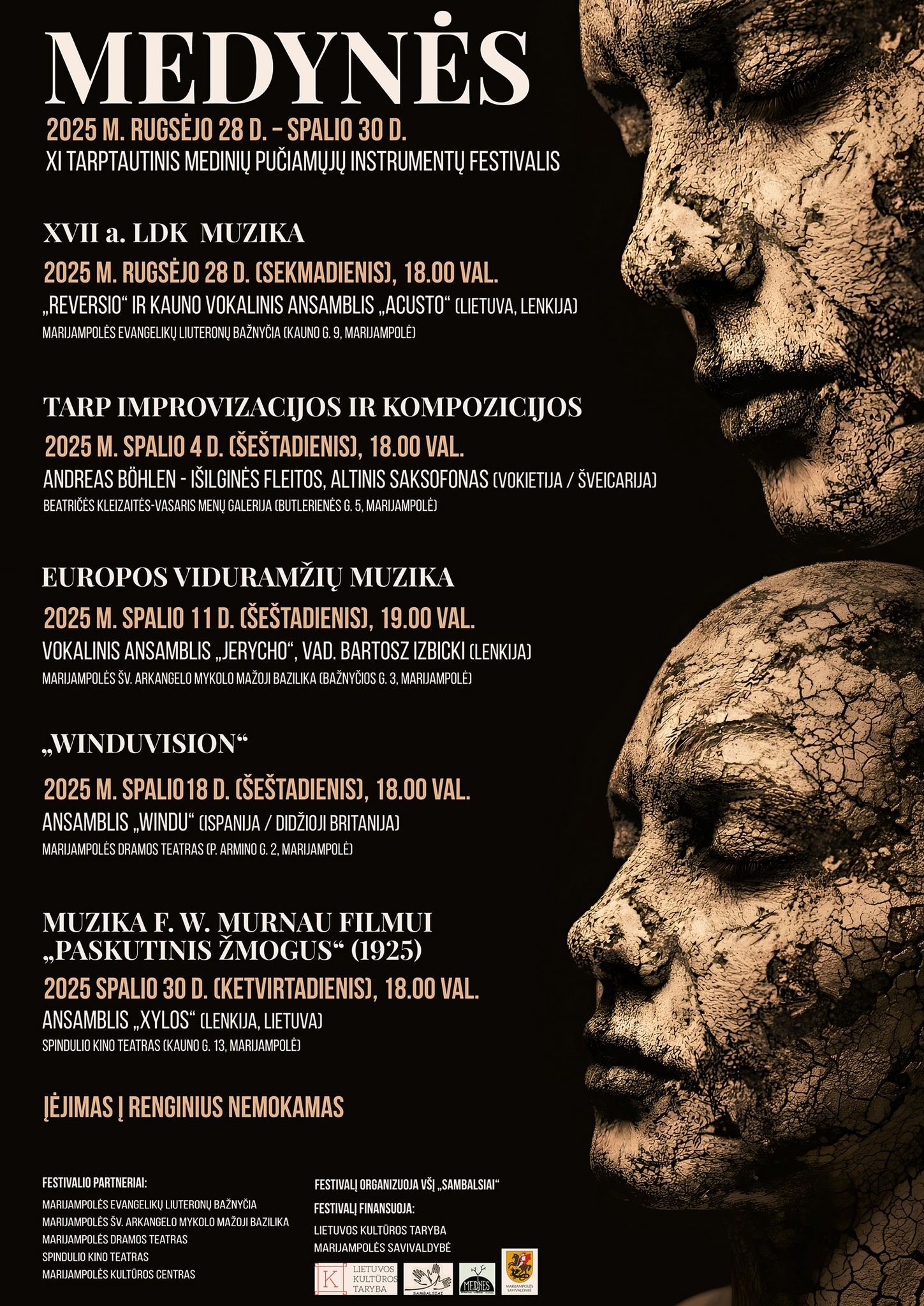 You are currently viewing XI Tarptautinis medinių pučiamųjų instrumentų festivalis „MEDYNĖS“