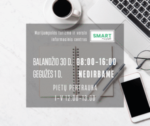Read more about the article Informacinio centro darbo laikas balandžio 30 d. – gegužės 1 d.