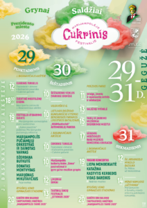 Read more about the article Cukrinis festivalis 2026 „SALDŽIAI. GRYNAI. PREZIDENTO MIESTE.“