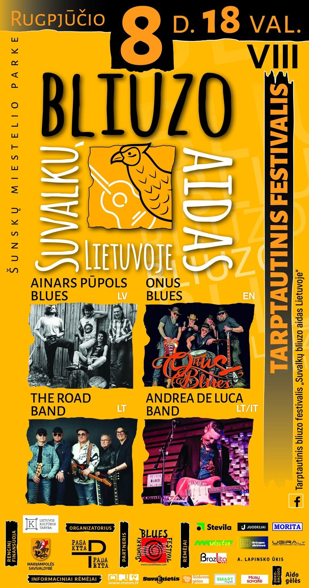 You are currently viewing VIII Tarptautinis bliuzo festivalis „Suvalkų bliuzo aidas Lietuvoje“