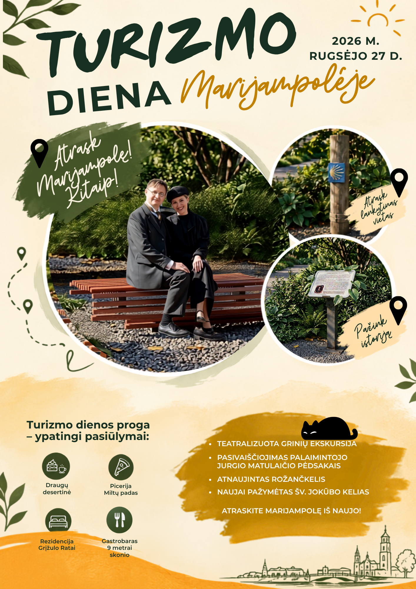 You are currently viewing Pasaulinė Turizmo diena Marijampolėje – rugsėjo 27 d. pasiūlymai