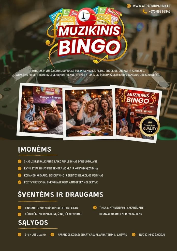 Read more about the article Muzikinis BINGO
